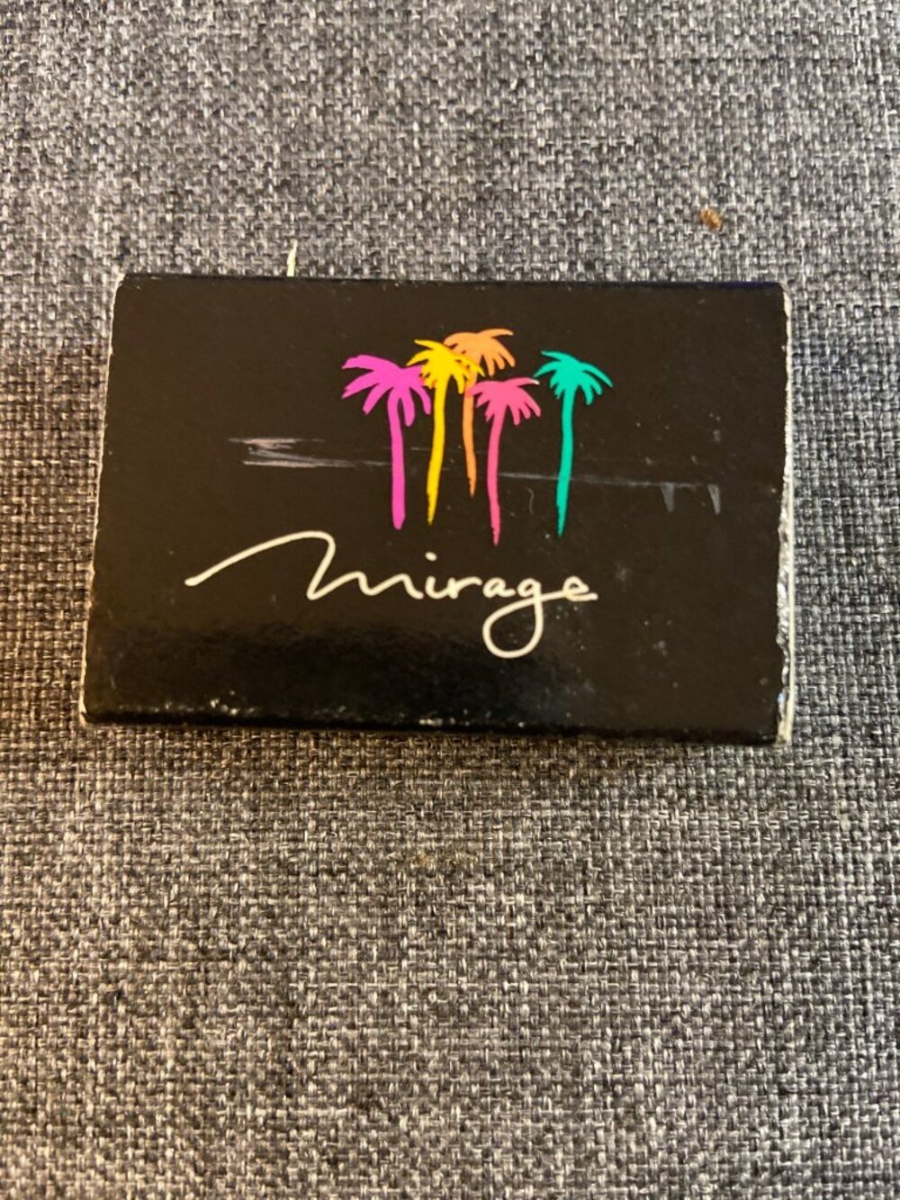 Vintage Mirage Las Vegas Matchbook Pink Tip Matches Palm Tree Casino Unstruck